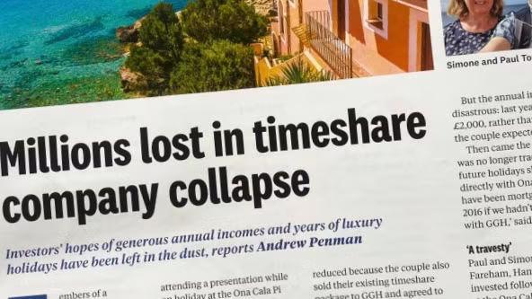 Global Great Hotels investigated for large scale timeshare scam. But was Onagrup involved?